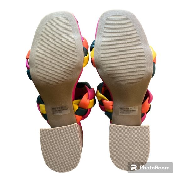 New in Box Dolce Vita Sully Braided Sandal Rainbow Multi Color Size 7 - Picture 6 of 7